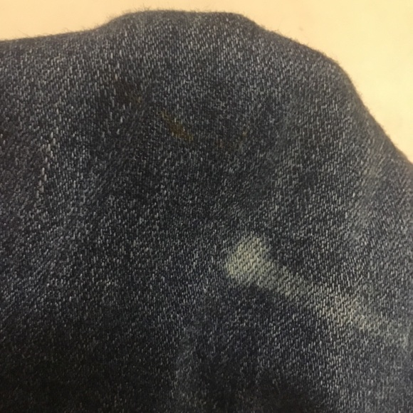 Fashion Nova Medium Wash High Waisted Destroyed Paint Splatter Skinny Jeans 7 - Picture 9 of 9